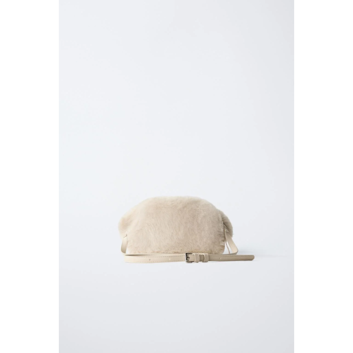 СУМКА-РЮКЗАК «КРОЛИК» ИЗ ИСКУССТВЕННОГО МЕХА