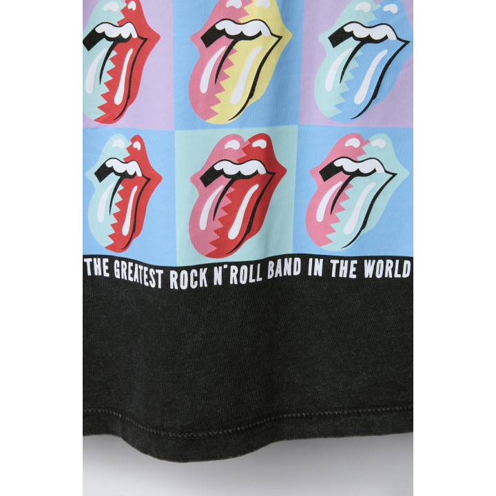 ФУТБОЛКА С ЭФФЕКТОМ СТИРКИ ROLLING STONES ©