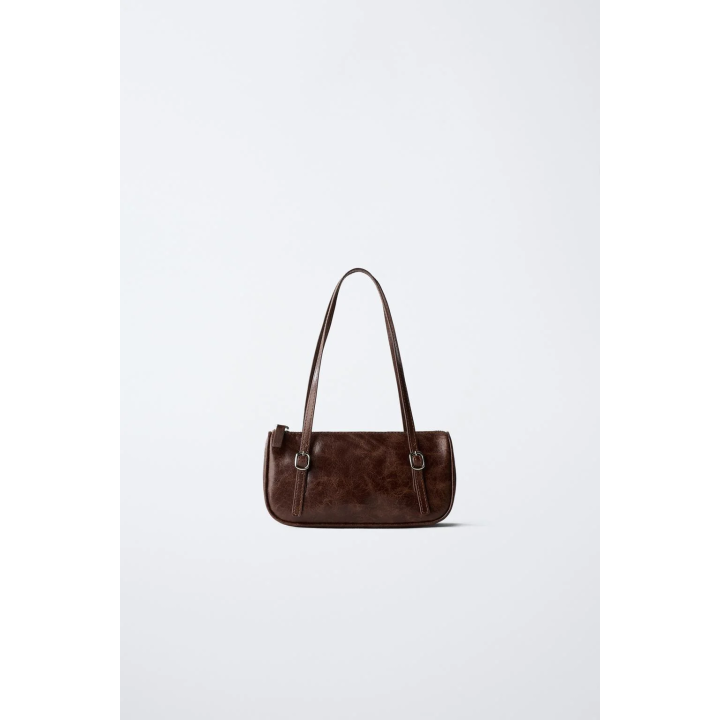 СУМКА С ПЛЕЧЕВЫМ РЕМНЕМ И ПРЯЖКАМИ