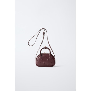 МИНИ-СУМКА-БОУЛИНГ С СЕРДЕЧКАМИ