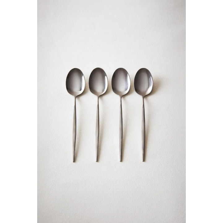 PACK OF DESSERT SPOONS WITH THIN HANDLES (PACK OF 4)