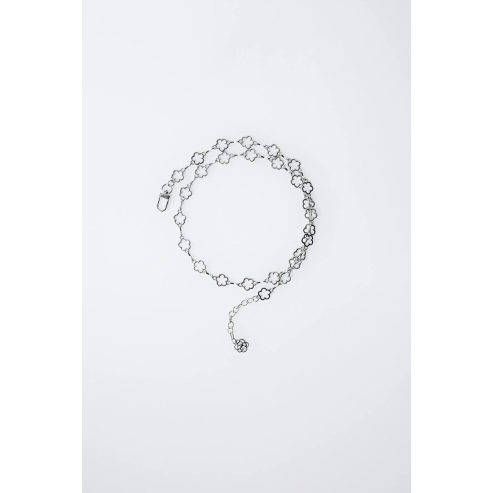 РЕМЕНЬ-ЦЕПОЧКА С ЦВЕТАМИ