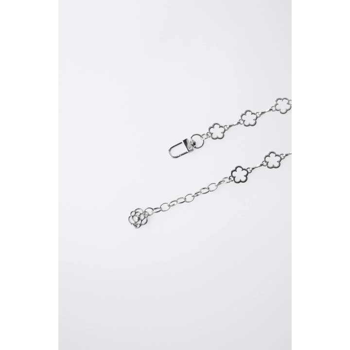 РЕМЕНЬ-ЦЕПОЧКА С ЦВЕТАМИ