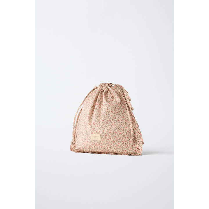 СУМКА-МЕШОК С ЦВЕТОЧНЫМ ПРИНТОМ