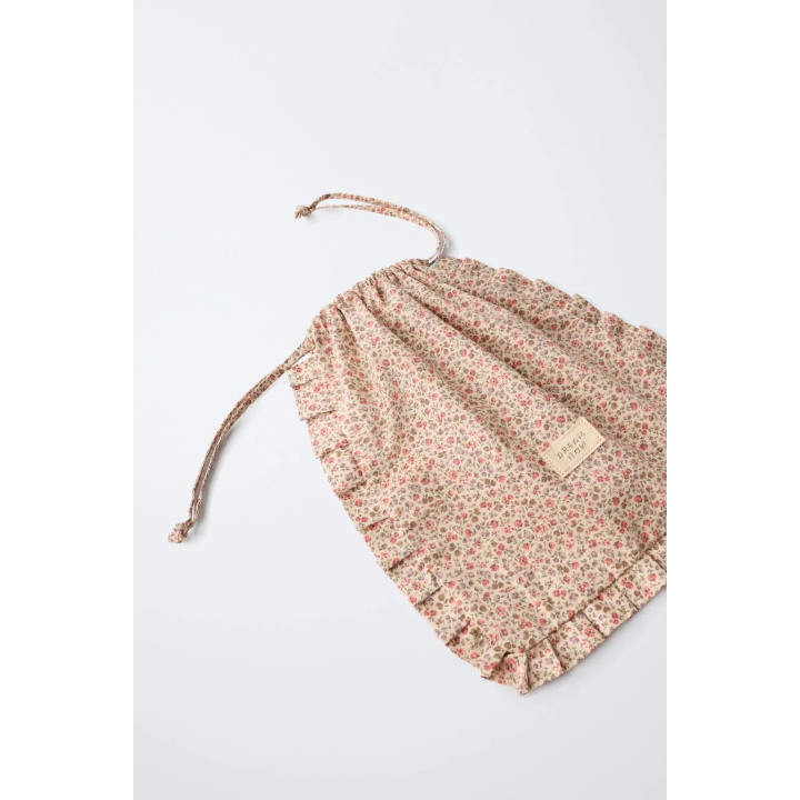 СУМКА-МЕШОК С ЦВЕТОЧНЫМ ПРИНТОМ