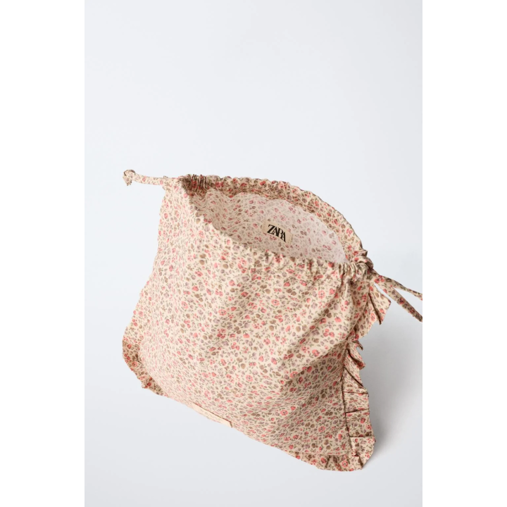 СУМКА-МЕШОК С ЦВЕТОЧНЫМ ПРИНТОМ