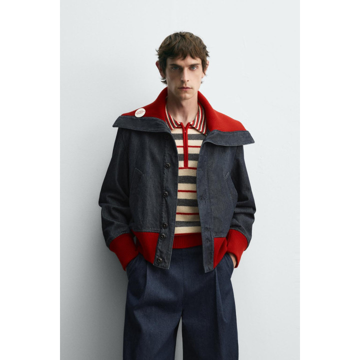 ДЖИНСОВАЯ КУРТКА В РУБЧИК HARRY LAMBERT FOR ZARA X DISNEY