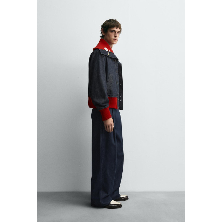 ДЖИНСОВАЯ КУРТКА В РУБЧИК HARRY LAMBERT FOR ZARA X DISNEY