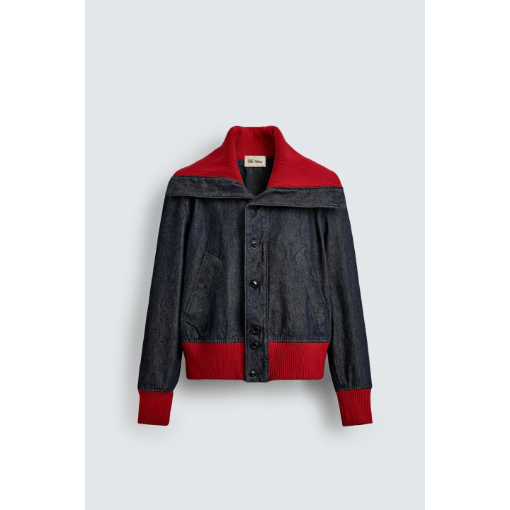 ДЖИНСОВАЯ КУРТКА В РУБЧИК HARRY LAMBERT FOR ZARA X DISNEY