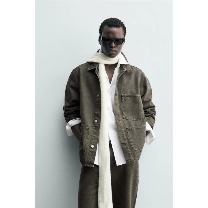 ДЖИНСОВАЯ КУРТКА С КАРМАНАМИ