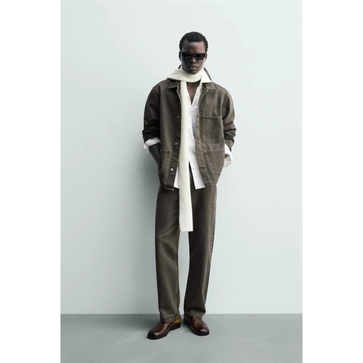 ДЖИНСОВАЯ КУРТКА С КАРМАНАМИ