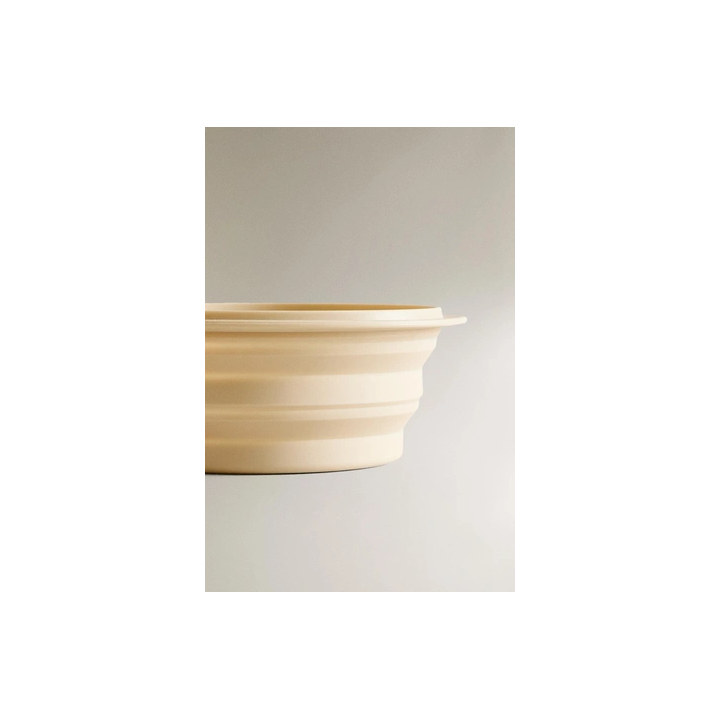 FOLDABLE SILICONE PET FOOD BOWL