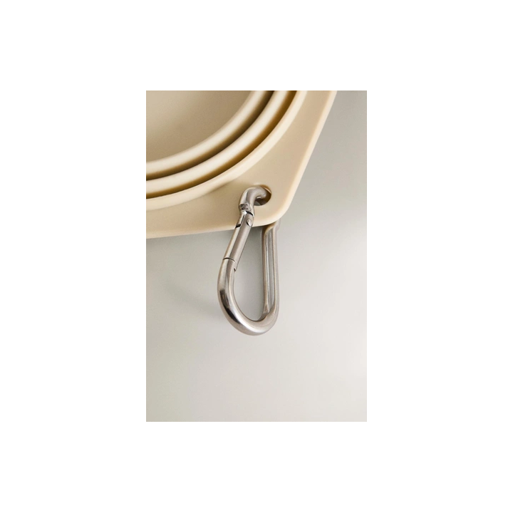 FOLDABLE SILICONE PET FOOD BOWL