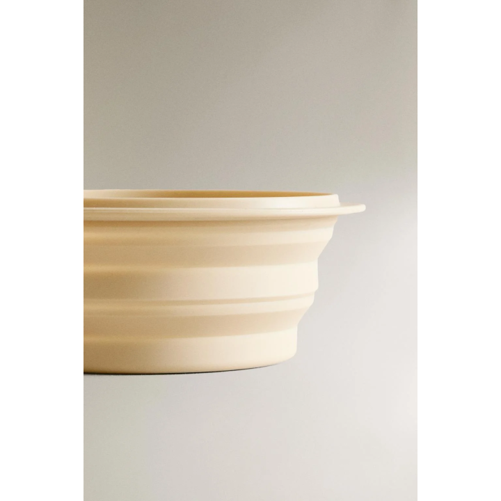 FOLDABLE SILICONE PET FOOD BOWL