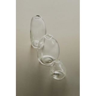 SMALL IRREGULAR GLASS VASE