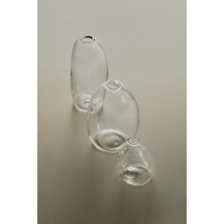 SMALL IRREGULAR GLASS VASE