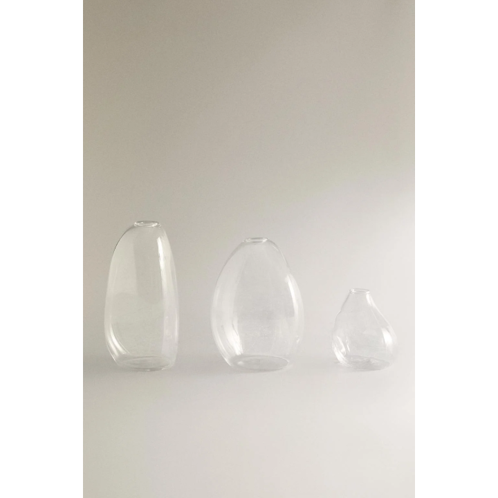 SMALL IRREGULAR GLASS VASE
