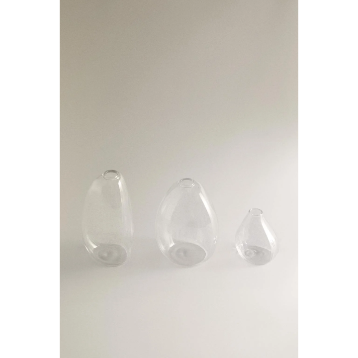 SMALL IRREGULAR GLASS VASE