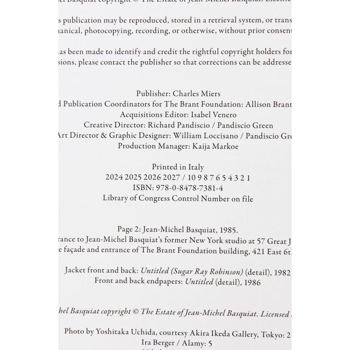 JEAN MICHEL BASQUIAT - THE ICONIC WORKS BOOK