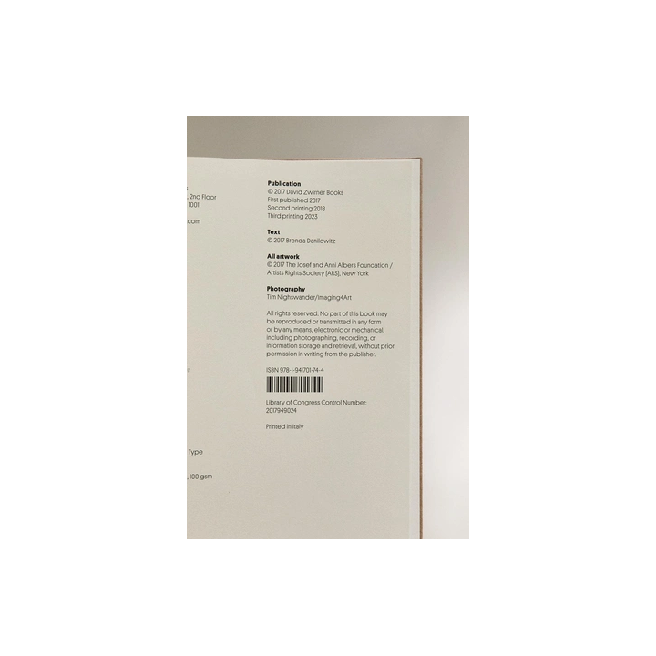 ANNI ALBERS NOTEBOOK 1970-1980