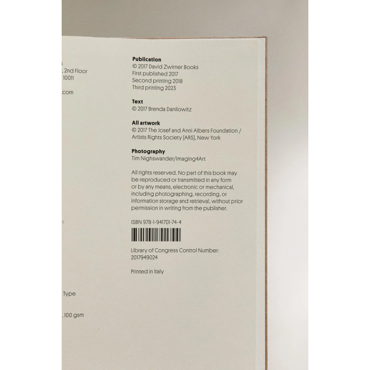 ANNI ALBERS NOTEBOOK 1970-1980