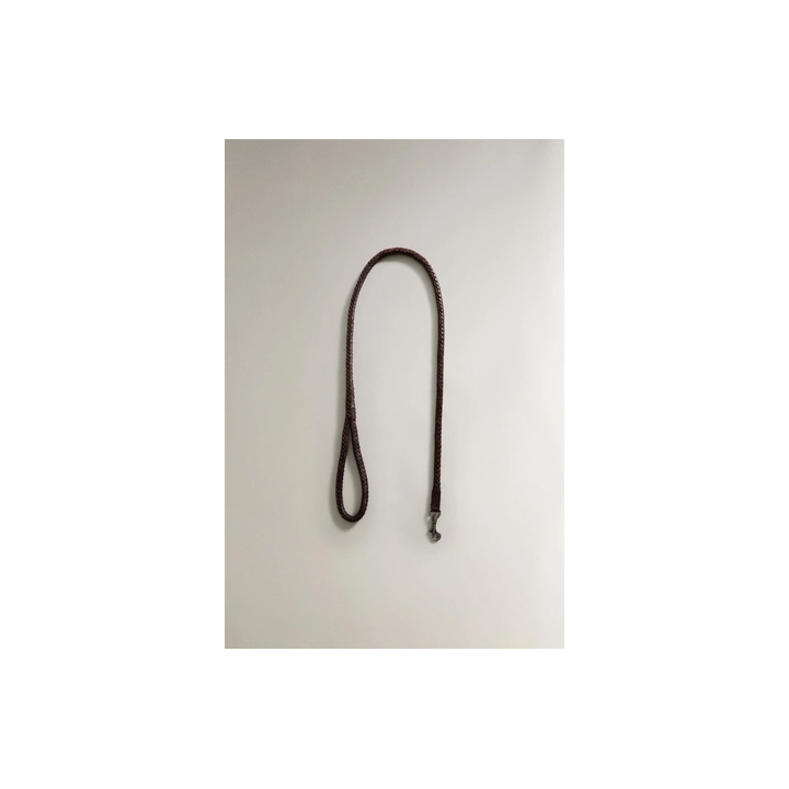 Плетеная кожаная поводок для собаки