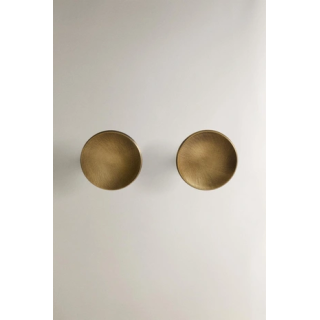 PACK OF ROUND BRASS DOOR KNOBS (PACK OF 2)