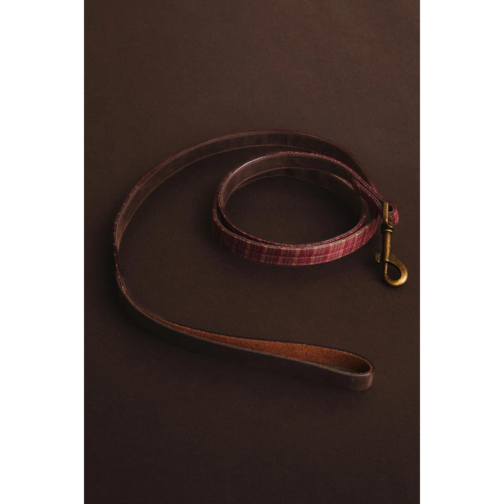 LEATHER CHRISTMAS DOG LEAD