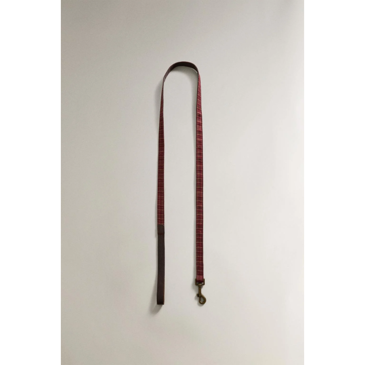 LEATHER CHRISTMAS DOG LEAD