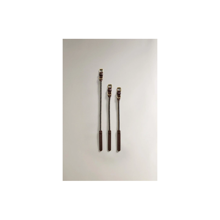 Ошейник для собак из цветной шнурки