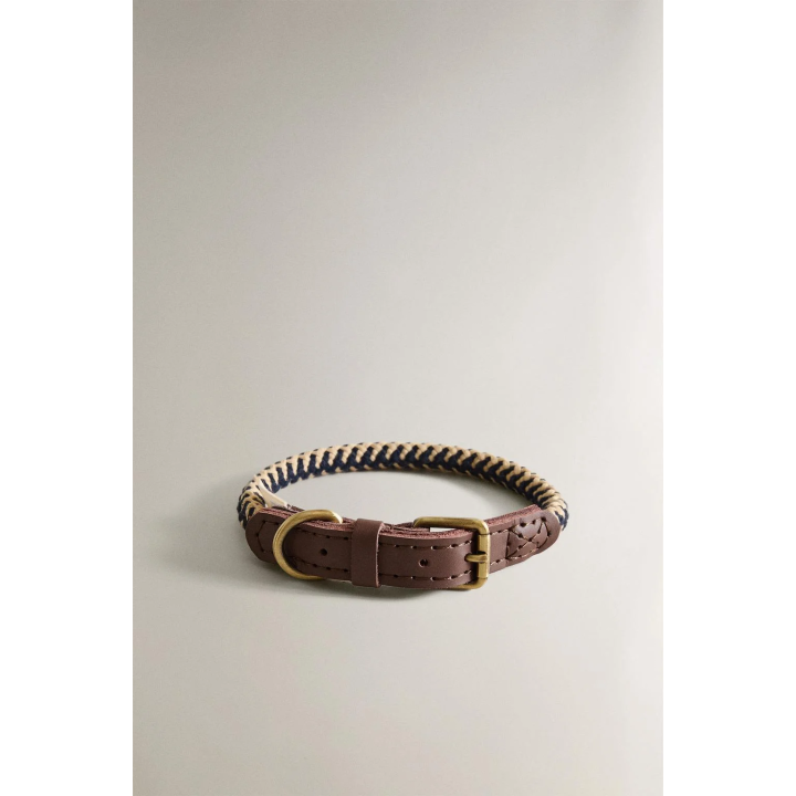 Ошейник для собак из цветной шнурки