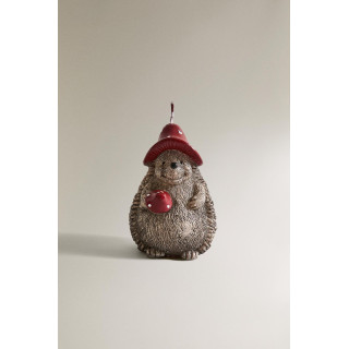 Рождественская свеча в виде ёжика