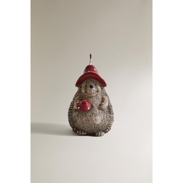 Рождественская свеча в виде ёжика