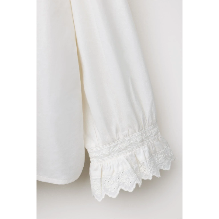 Рубашка пижамного кроя с вышивкой limited edition