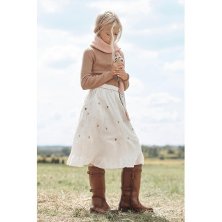 Юбка-миди с цветочной вышивкой limited edition