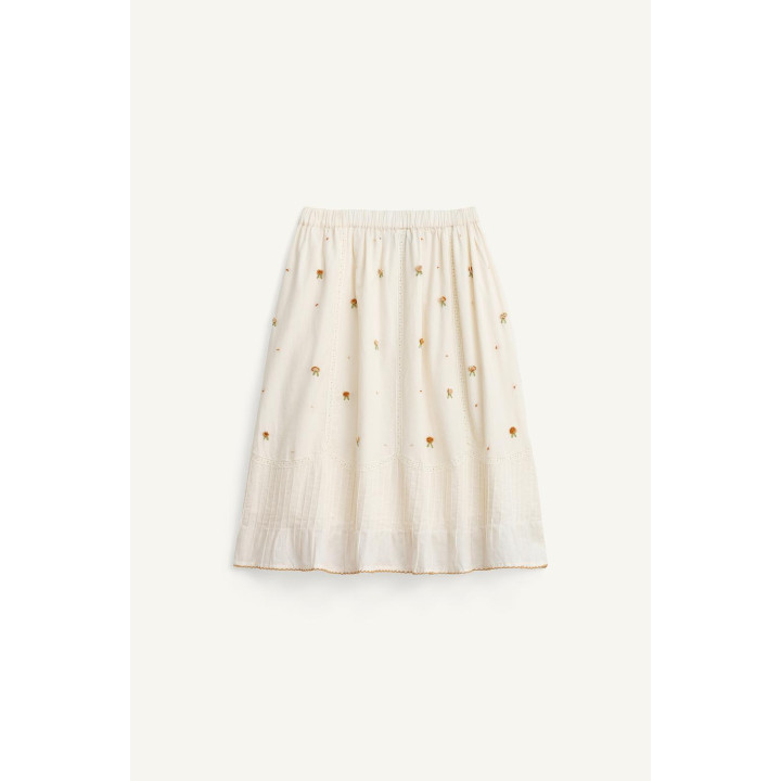 Юбка-миди с цветочной вышивкой limited edition