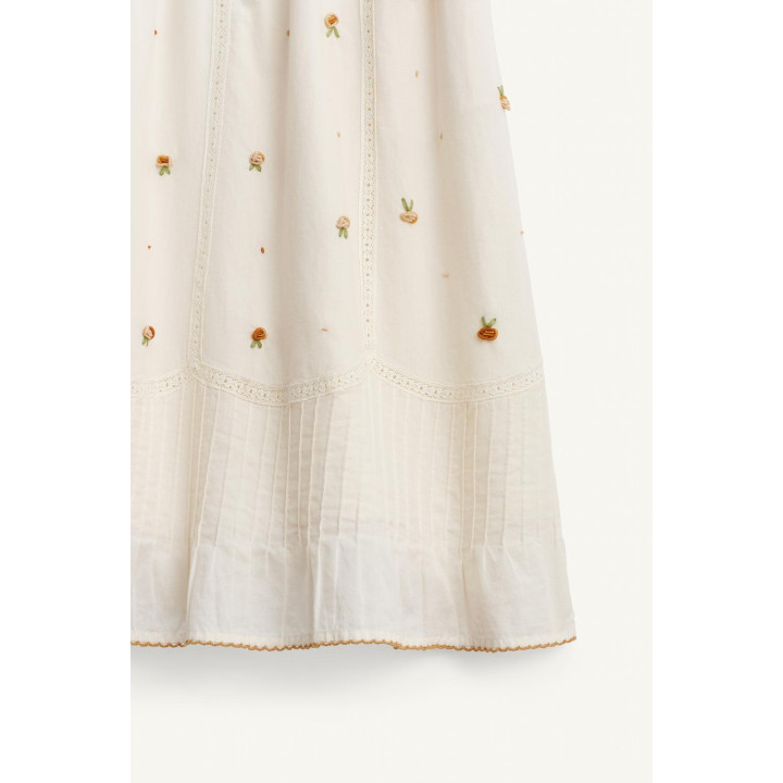 Юбка-миди с цветочной вышивкой limited edition