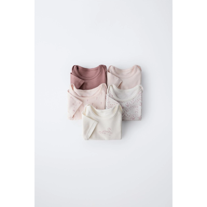 НАБОР ИЗ ПЯТИ БОДИ С ЛЕБЕДЯМИ