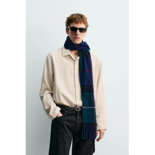 РУБАШКА ИЗ СТРУЯЩЕЙСЯ ТКАНИ СВОБОДНОГО КРОЯ AARON LEVINE X ZARA