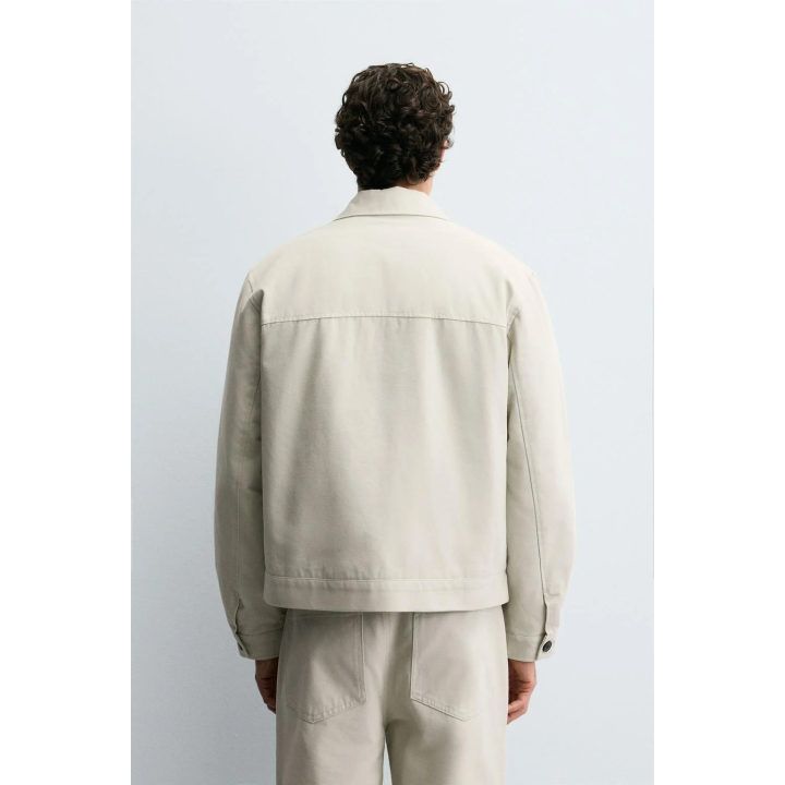 СТЕГАНАЯ КУРТКА-РУБАШКА С КАРМАНАМИ