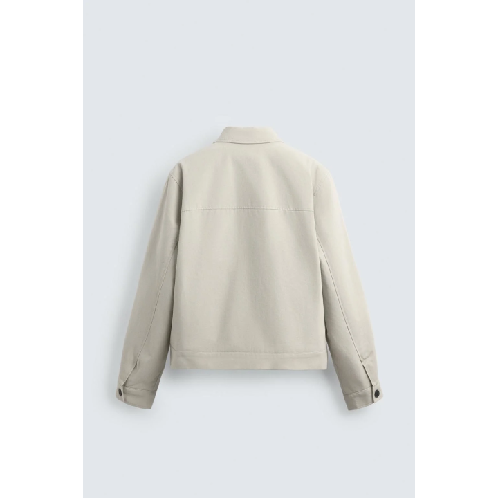 СТЕГАНАЯ КУРТКА-РУБАШКА С КАРМАНАМИ