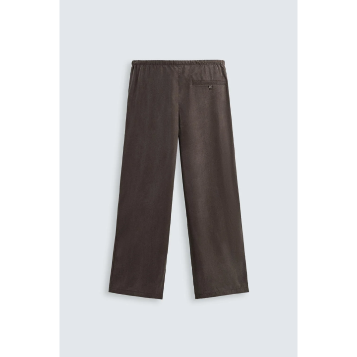 БРЮКИ RELAXED FIT ИЗ СТРУЯЩЕЙСЯ ТКАНИ