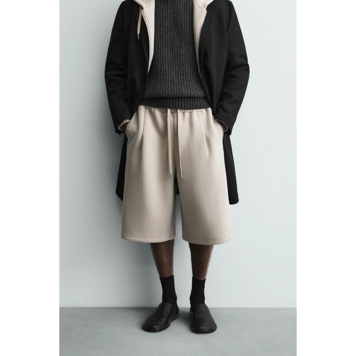 Бермуды в стиле неопрена с ламлами