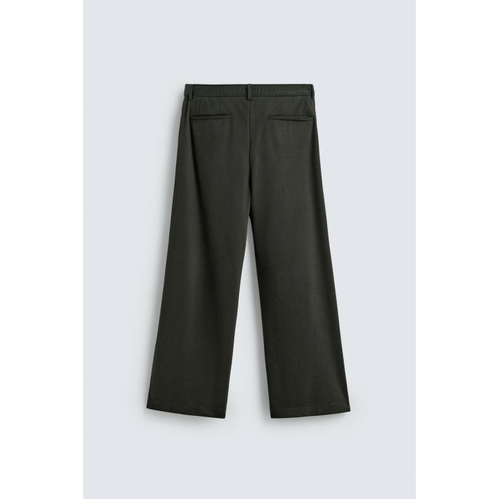 БРЮКИ RELAXED FIT ИЗ СТРУЯЩЕЙСЯ ТКАНИ