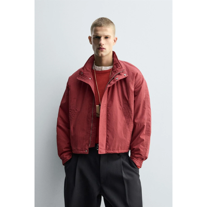 СТЕГАНАЯ КУРТКА С ВОЩЕНЫМ ПОКРЫТИЕМ