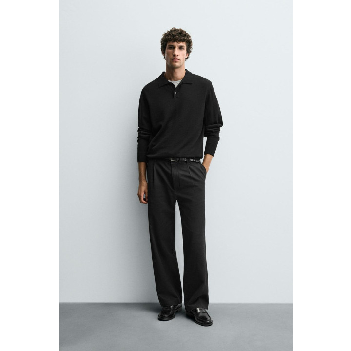 БРЮКИ СО СКЛАДКАМИ ИЗ ХЛОПКА И ЛИОЦЕЛЛА