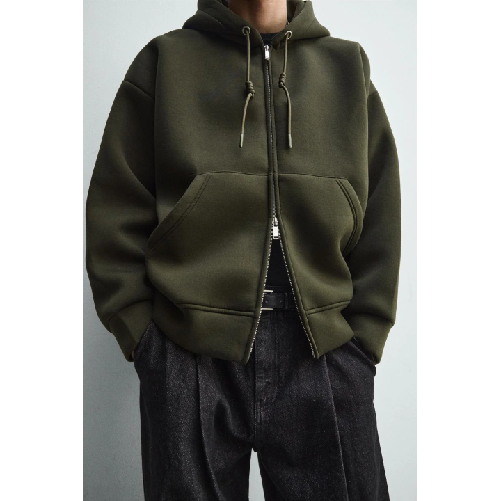 Толстовка с эффектом неопрена