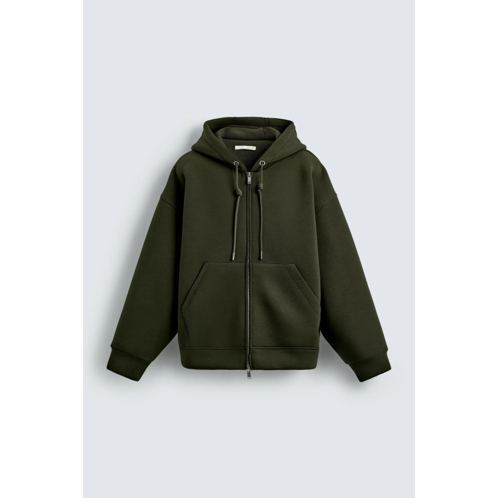 Толстовка с эффектом неопрена