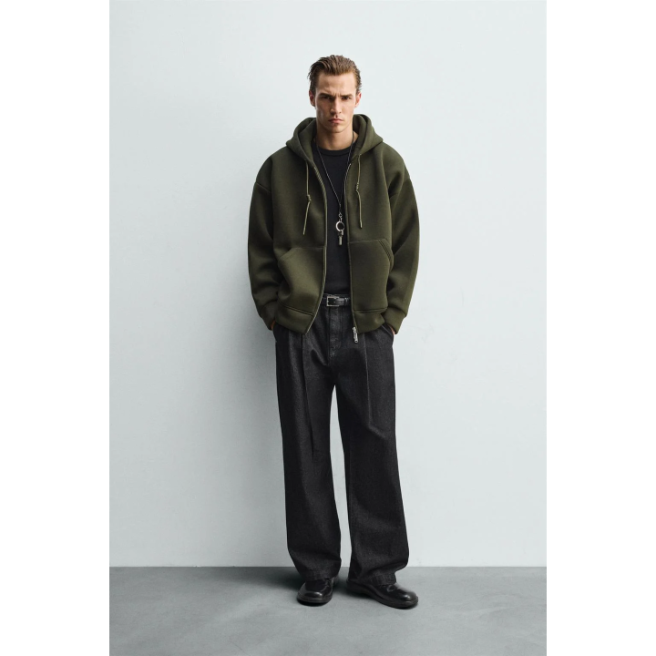 Толстовка с эффектом неопрена