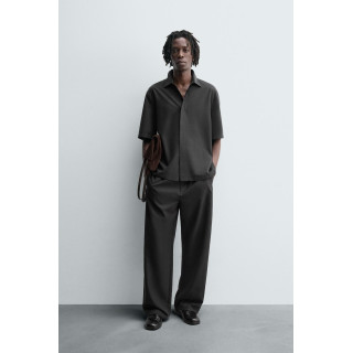 РУБАШКА RELAXED FIT ИЗ СТРУЯЩЕЙСЯ ТКАНИ